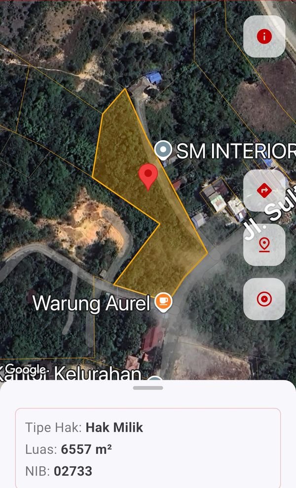 BPN map of plot NIB 02733